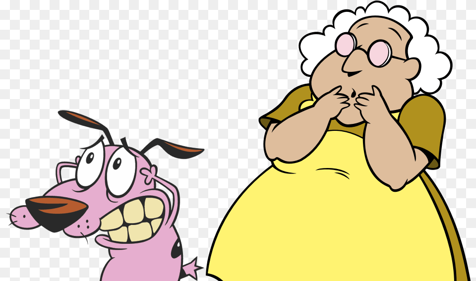 Courage The Cowardy Dog Videos Games And Courage The Cowardly Dog, Cartoon, Baby, Person, Animal Png Image