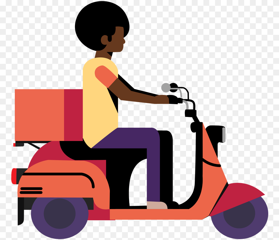 Courier, Grass, Plant, Vehicle, Transportation Free Png Download