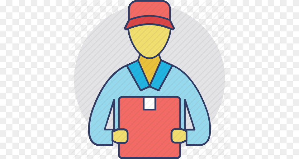 Courier Boy Courier Service Delivery Boy Postman Shipping Boy Icon, People, Person, Baby, Cleaning Png Image