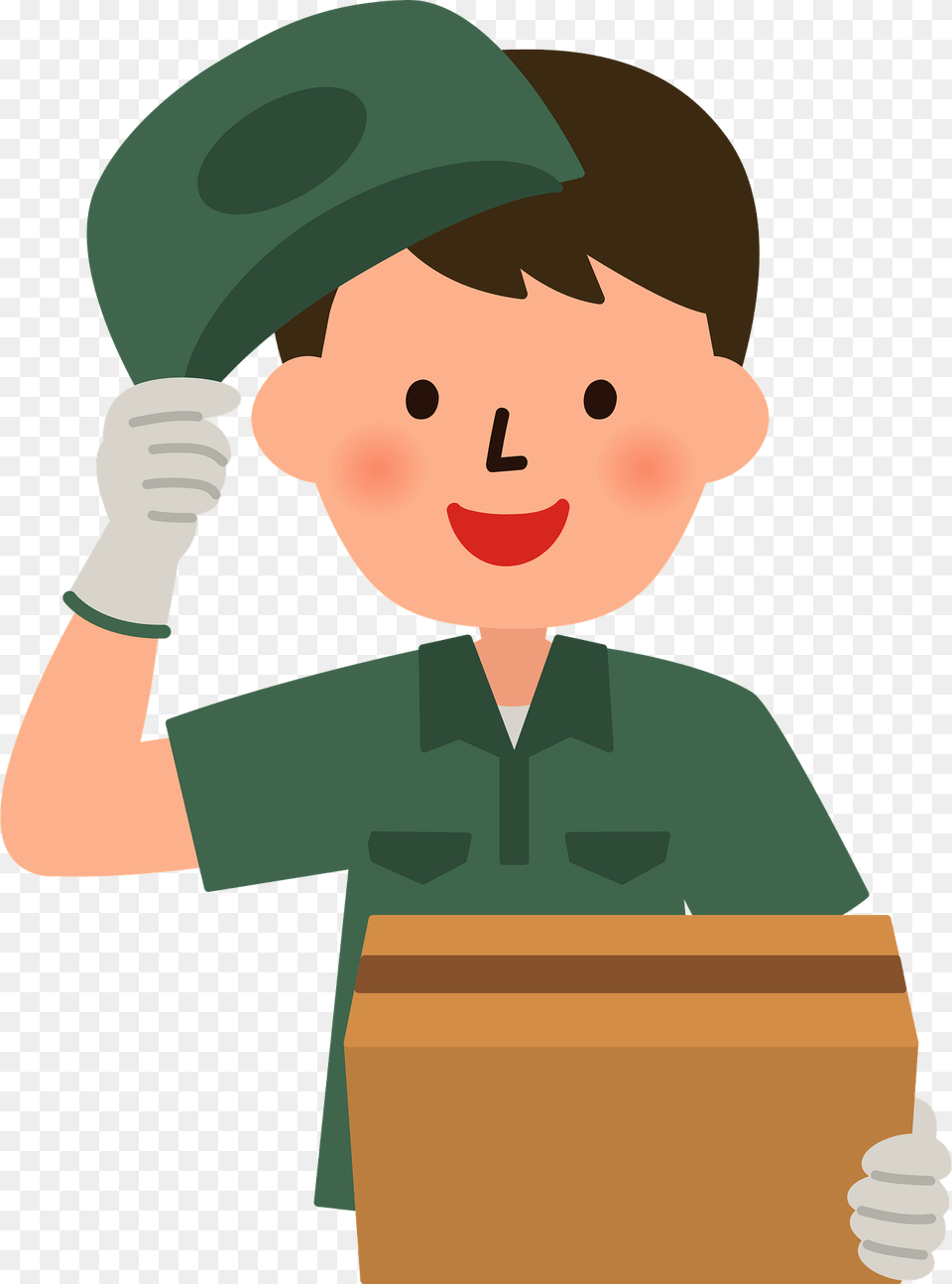 Courier Truck Driver Clipart, Baby, Person, People, Face Png