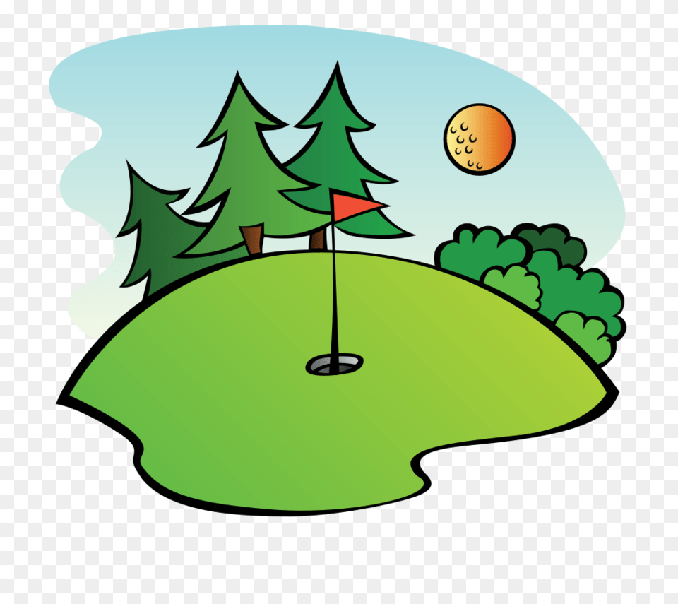 Course Clipart Year, Green, Outdoors, Fun, Golf Png