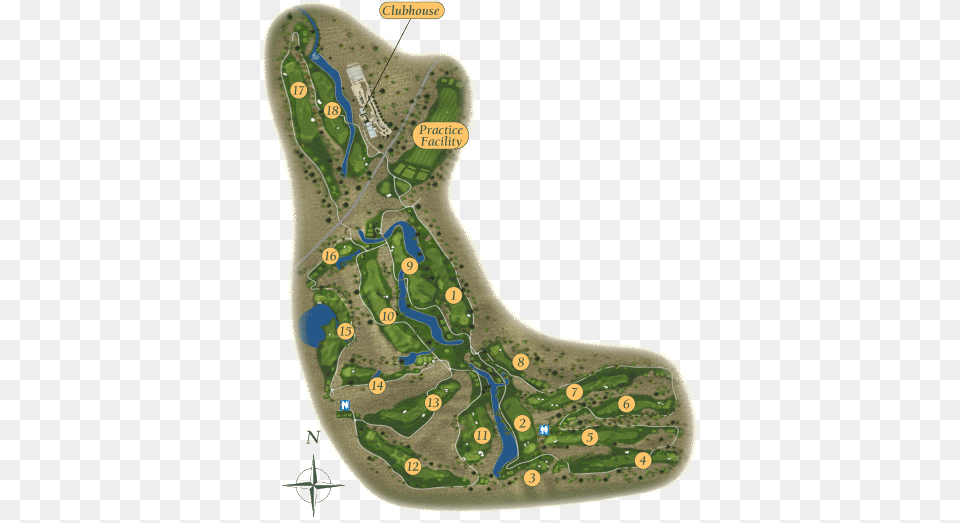 Course Layout Texas Star Golf Course Map, Water, Sea, Land, Nature Png