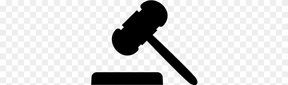 Court Drawing Judge Hammer Legal Justice Icon, Gray Free Png Download
