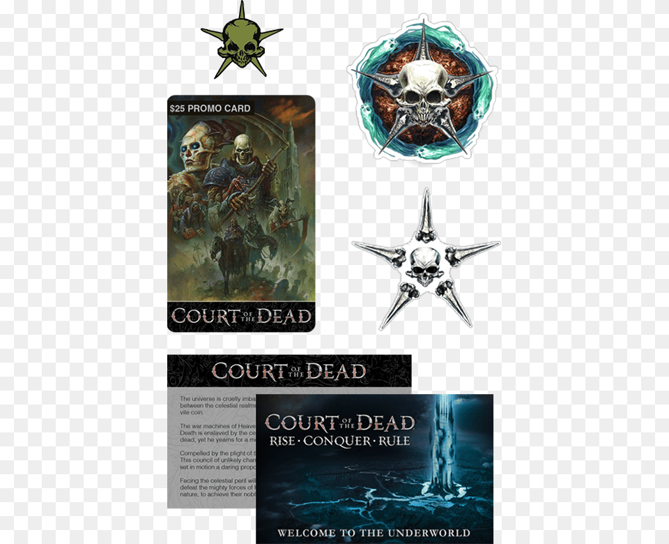 Court Of The Dead Allegiance Kit Flesh Faction, Advertisement, Poster, Book, Publication Free Png