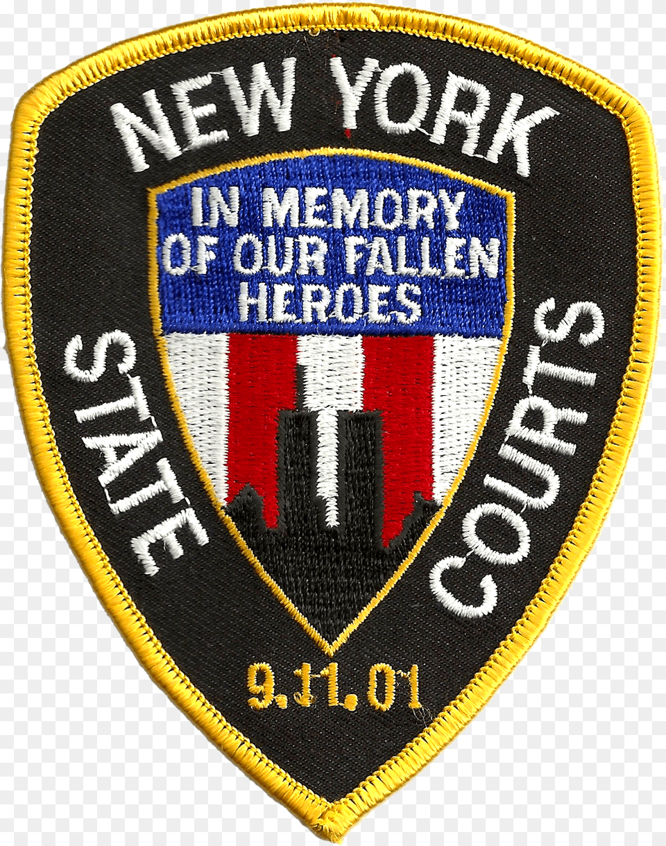 Court Officers Who Died Racing Into The World Trade Emblem, Badge, Logo, Symbol, Accessories Free Png
