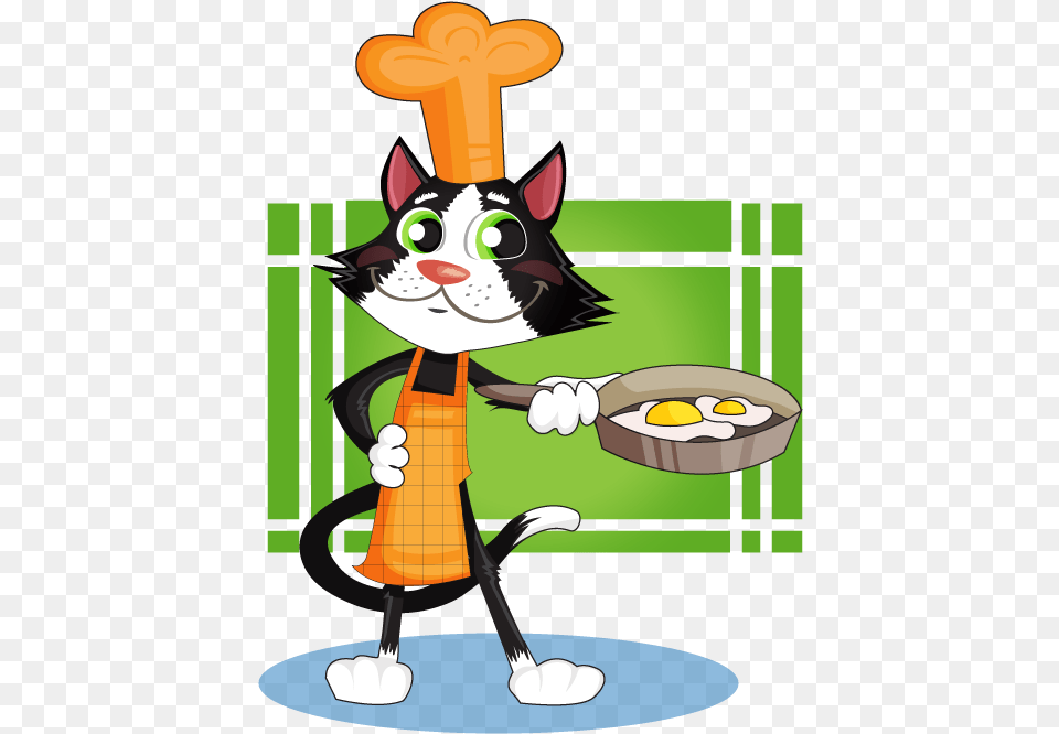 Courtesy Clipart Cooking Cat Is Cooking Cartoon Free Transparent Png
