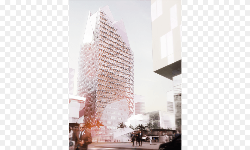 Courtesy Of Morphosis Architects Cfc Tower Casablanca, High Rise, Metropolis, Urban, Condo Free Transparent Png