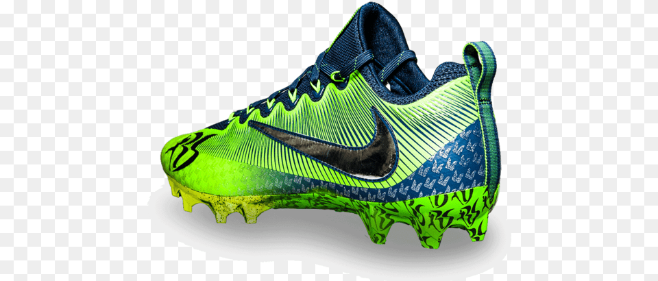 Courtesy Seahawks Com Richard Sherman Cleats, Clothing, Footwear, Shoe, Sneaker Free Png Download