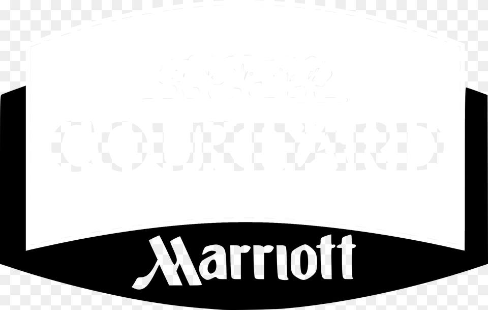 Courtyard By Marriott Logo Black And White Courtyard By Marriott, Text, Face, Head, Person Png