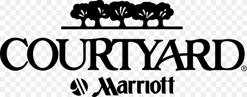 Courtyard Marriott Logo, Gray Png