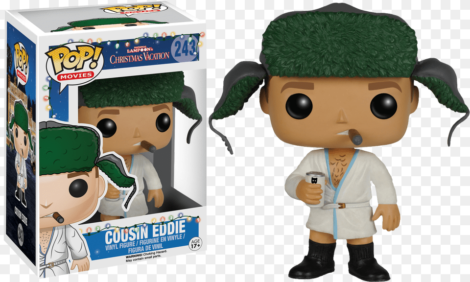 Cousin Eddie Clark Griswold Funko Action Amp Toy Figures Christmas Vacation Funko Pop, Face, Head, Person, Baby Free Png