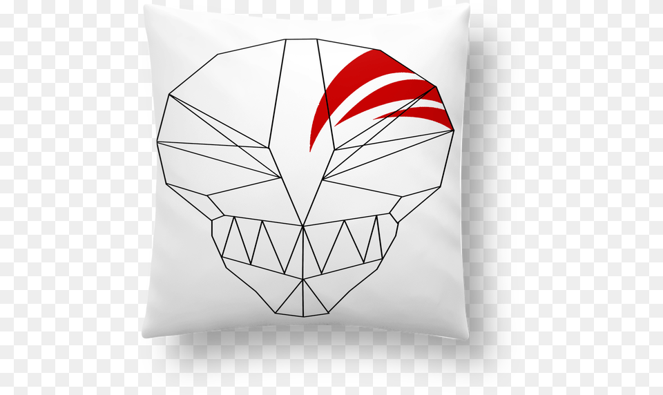 Coussin Synthtique Doux 41 X 41 Cm Ichigo Hollow Mask Cushion, Home Decor, Pillow Free Transparent Png