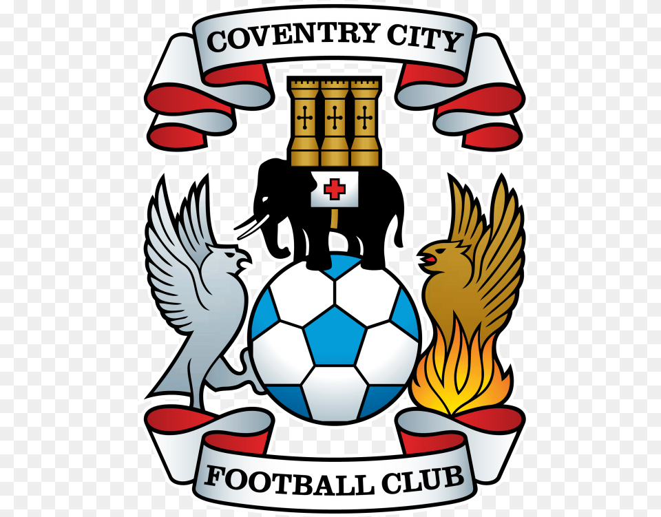 Coventry City Fc Logo Coventry City Fc, Ball, Football, Soccer, Soccer Ball Free Png Download