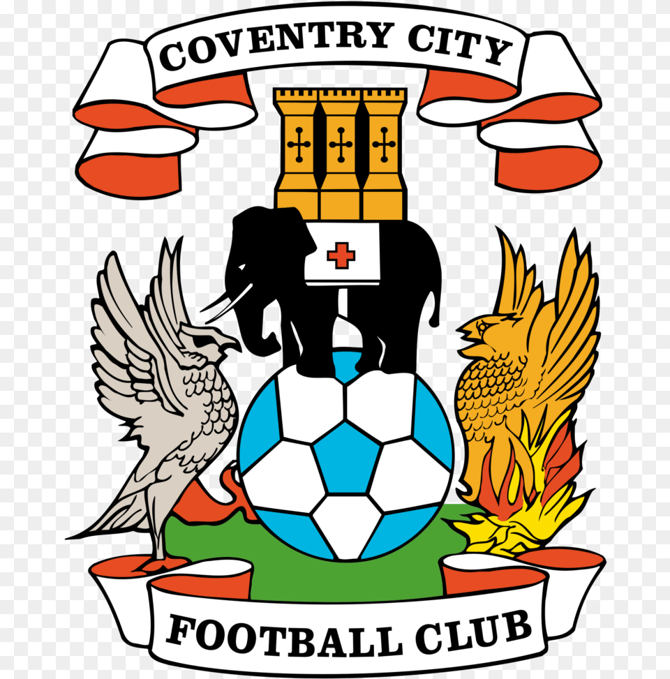 Coventry City Football Badge, Symbol, Emblem, Advertisement, Poster Free Png Download