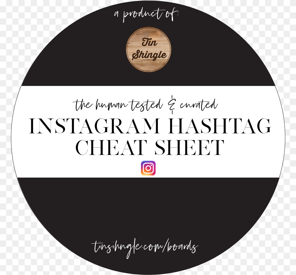 Cover Art Instagram Hashtag Cheat Sheet, Book, Disk, Publication Free Png