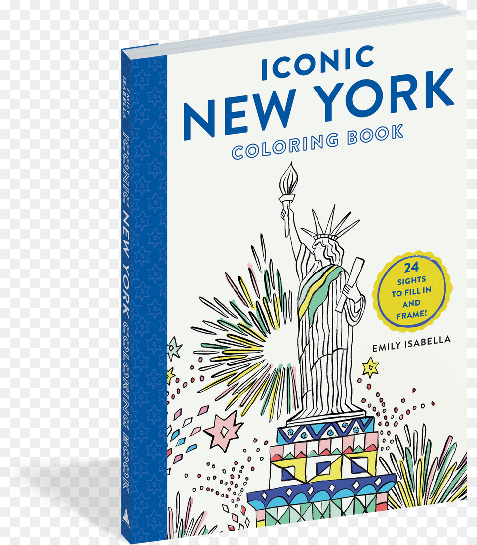 Cover Coloring Book New York, Publication, Person Png