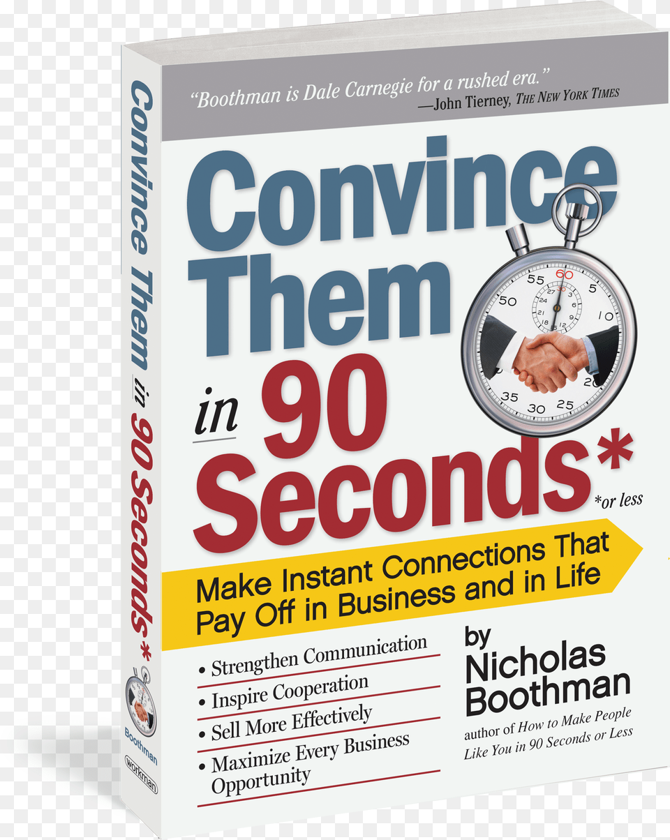 Cover Convince Them In 90 Seconds, Advertisement, Poster, Business Card, Paper Free Png