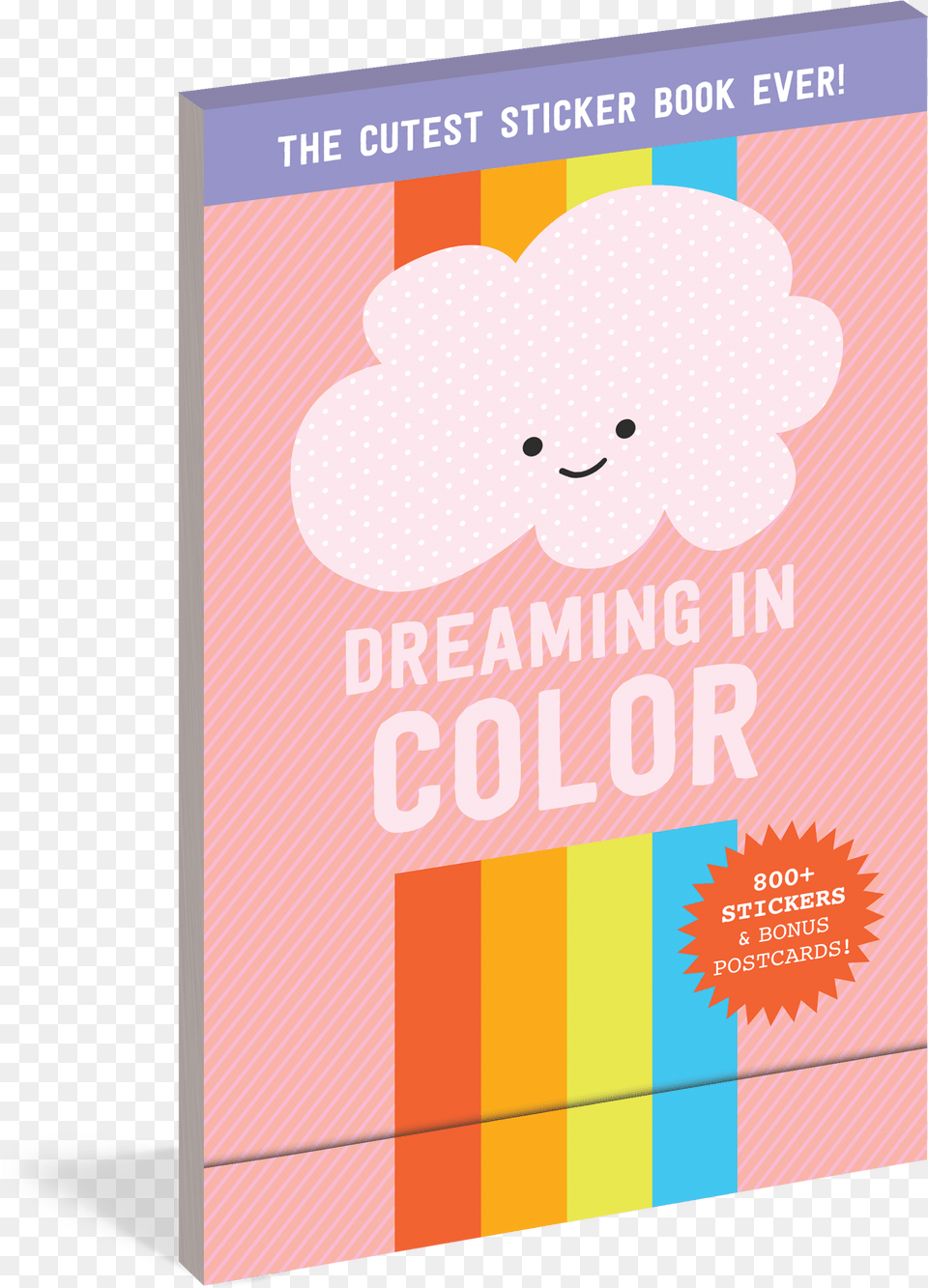Cover Dreaming In Color The Cutest Sticker Book Ever, Publication, Advertisement, Poster Free Png Download