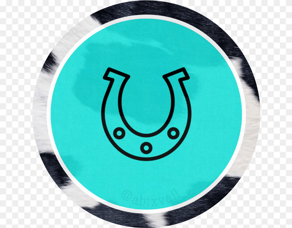 Cover Highlight Instagram Western Tiffanyblue Icon, Horseshoe Free Png