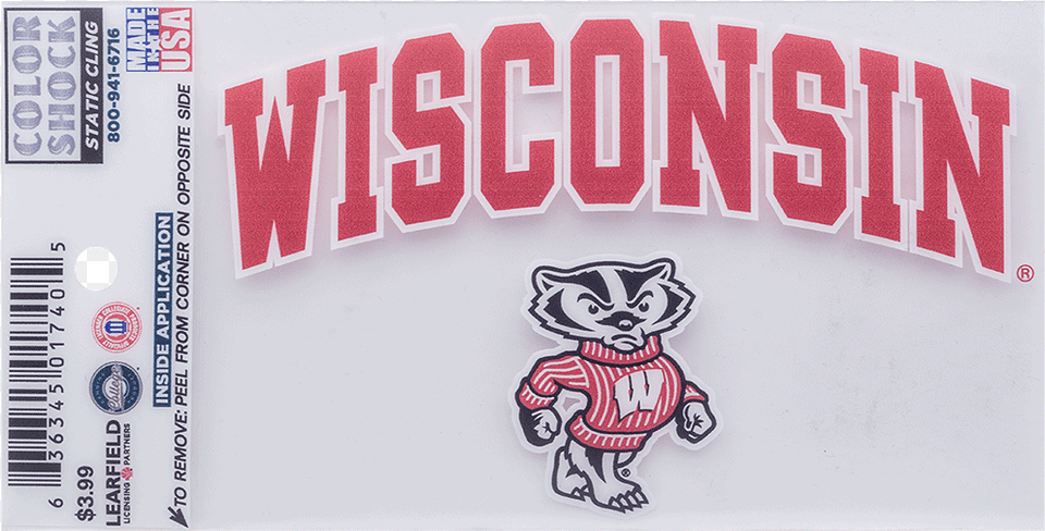 Cover Image For Cdi Corp Arch Wisconsin Bucky Badger Bucky Badger, Sticker, Text, Paper Free Png