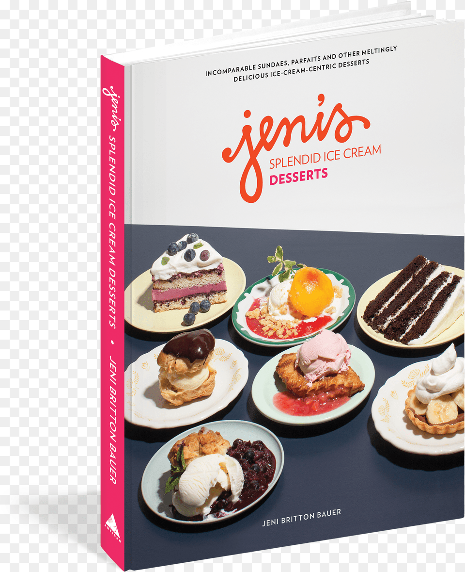 Cover Jenis Splendid Ice Cream Desserts Book, Clothing, Shirt, T-shirt, Blouse Png