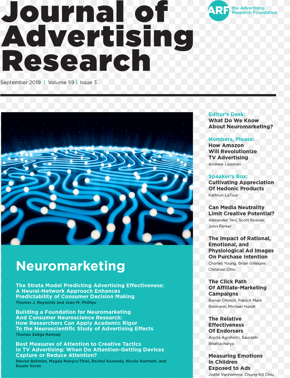 Cover Journal Of Advertising Research, Advertisement, Poster Free Png