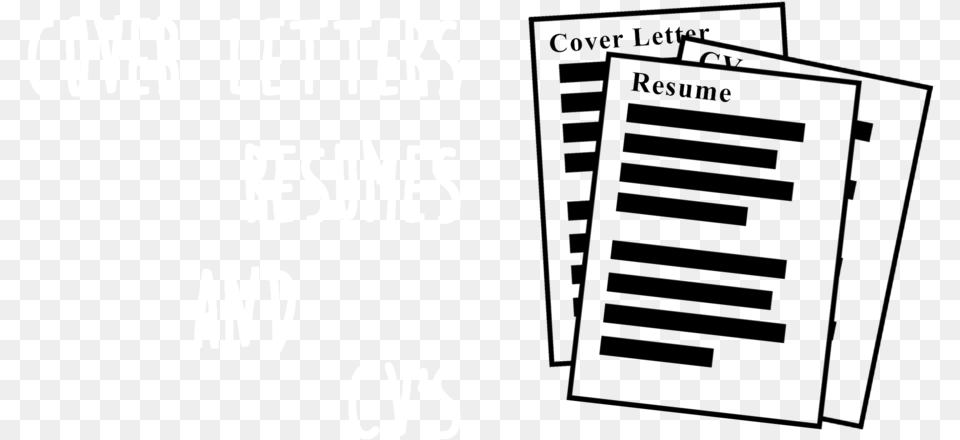 Cover Letters Resumes And Cvs Report Clipart, Text, Blackboard Free Transparent Png