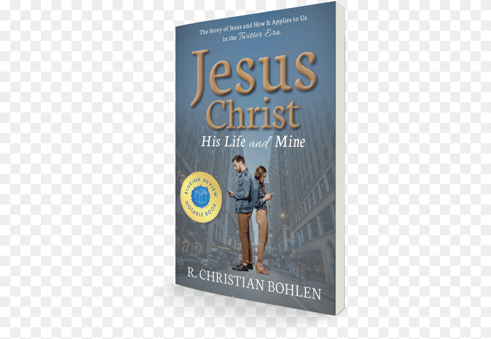 Cover Of Jesus Christ His Life And Mine Book Cover, Publication, Novel, City, Adult Free Png
