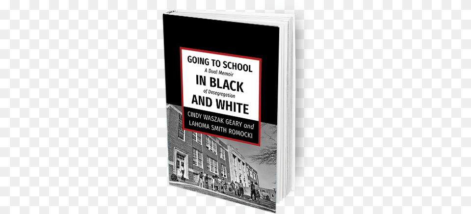 Cover Photo Courtesy Of Durham Morning Herald Going To School In Black And White, Advertisement, Book, Poster, Publication Free Png