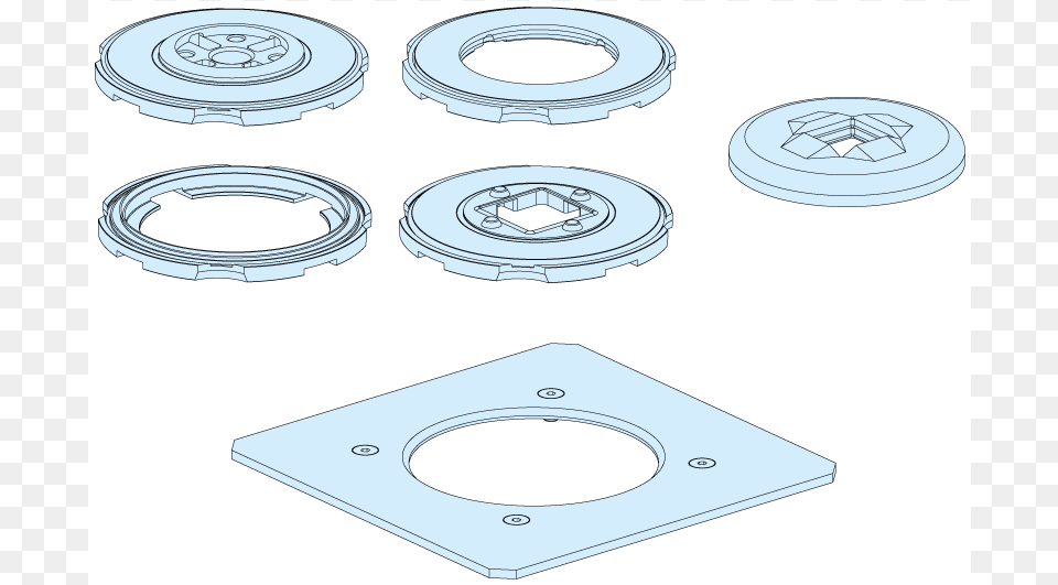 Cover Set For Upc Its 50 C Circle, Machine, Spoke, Wheel, Gear Free Png