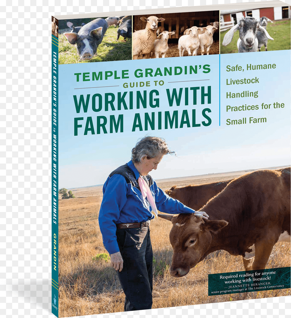 Cover Temple Grandin39s Guide To Working With Farm Animals, Sheep, Pig, Mammal, Livestock Free Transparent Png