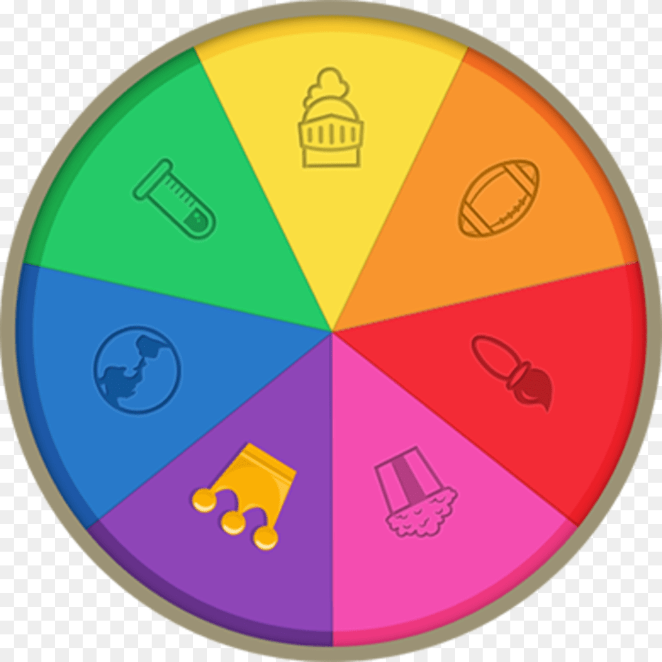 Cover Trivia Crack Spinning Wheel, Disk Free Png Download