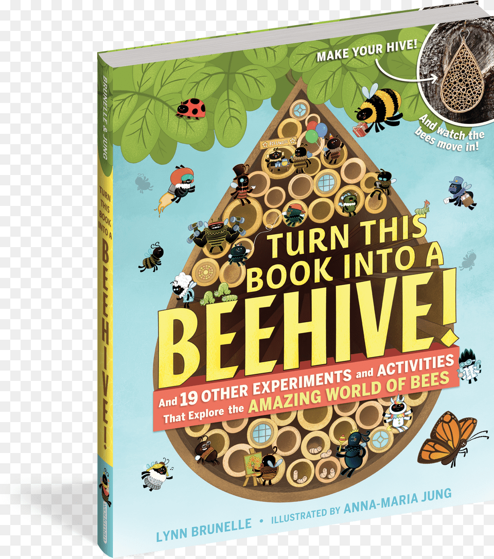 Cover Turn This Book Into A Beehive, Gray Free Png Download