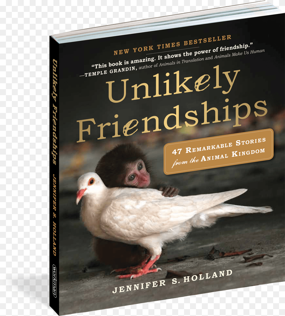 Cover Unlikely Friendships Book, Publication, Animal, Bird, Mammal Png Image