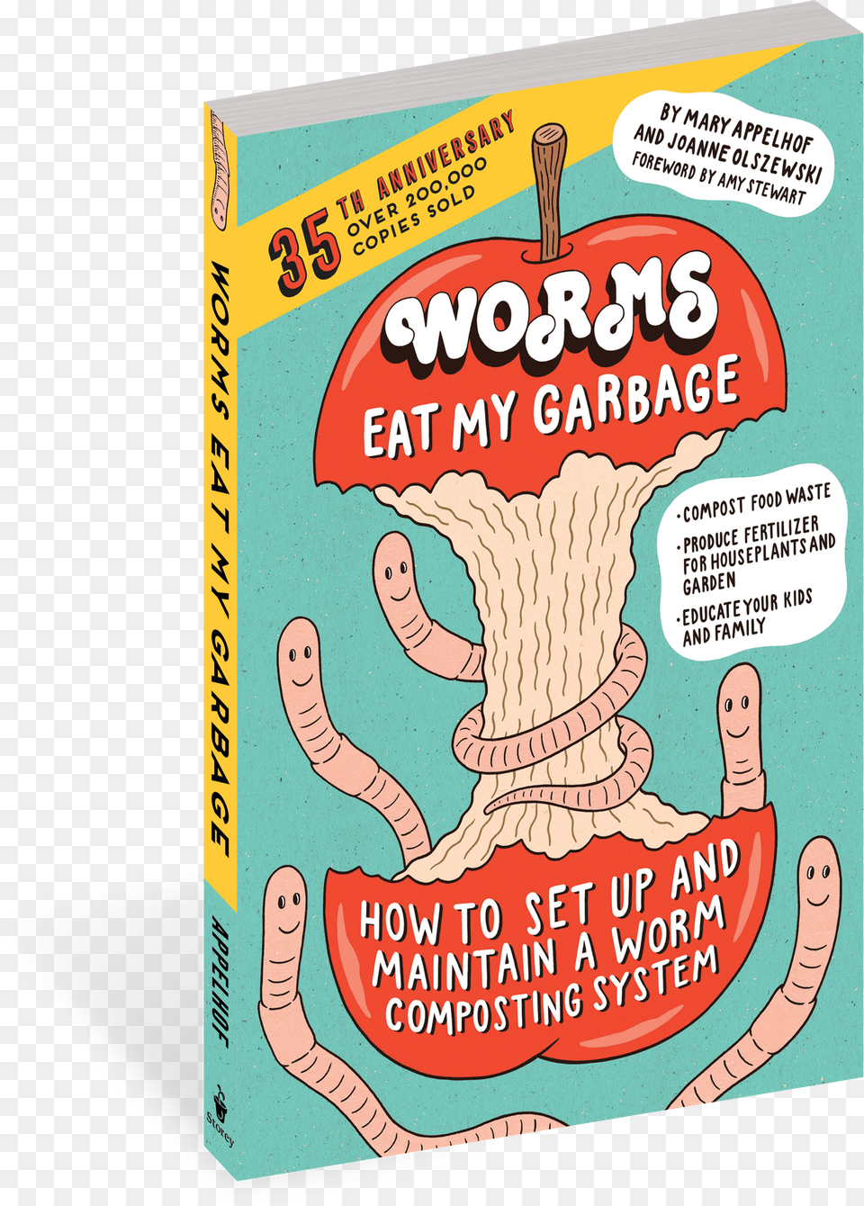 Cover Worms Eat My Garbage, Book, Publication, Advertisement, Body Part Free Transparent Png