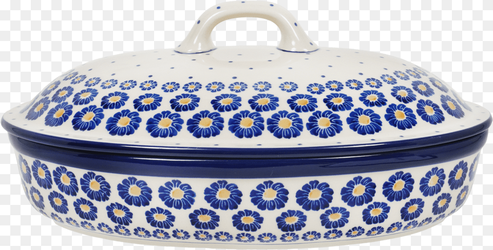 Covered Oval Casseroleclass Lazyload Lazyload Mirage Blue And White Porcelain, Art, Pottery, Food, Meal Free Png