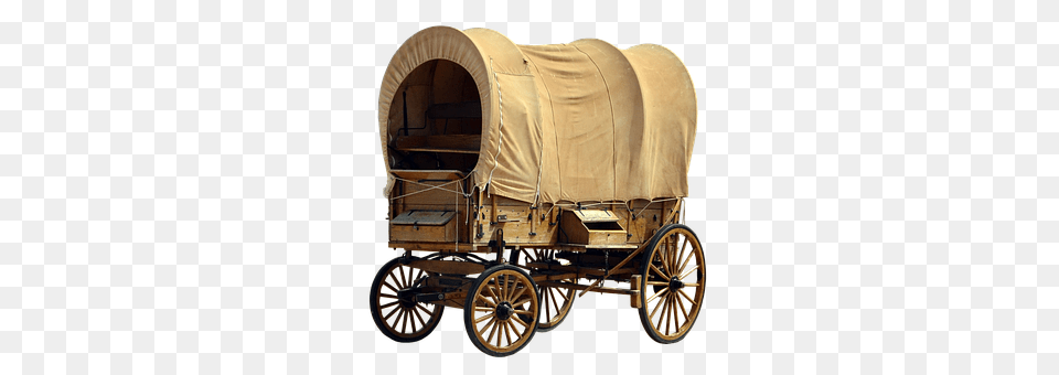 Covered Wagon Transportation, Vehicle, Machine, Wheel Free Png Download