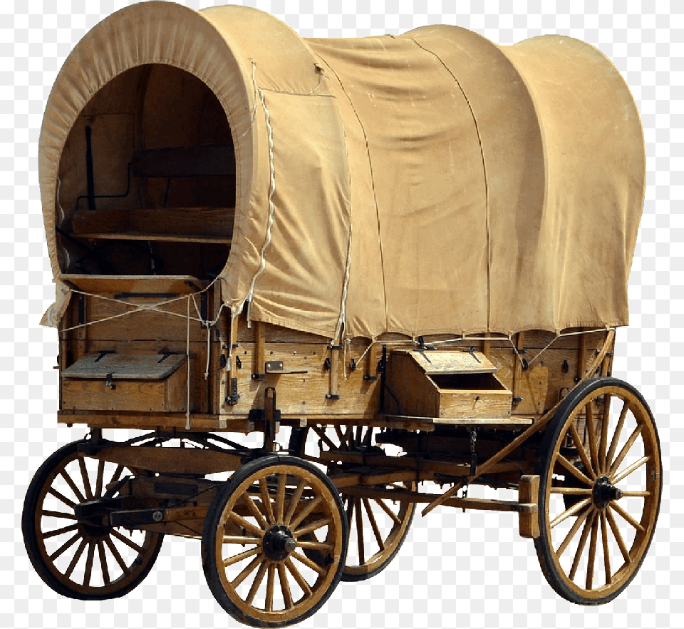 Covered Wagon, Transportation, Vehicle, Machine, Wheel Free Transparent Png