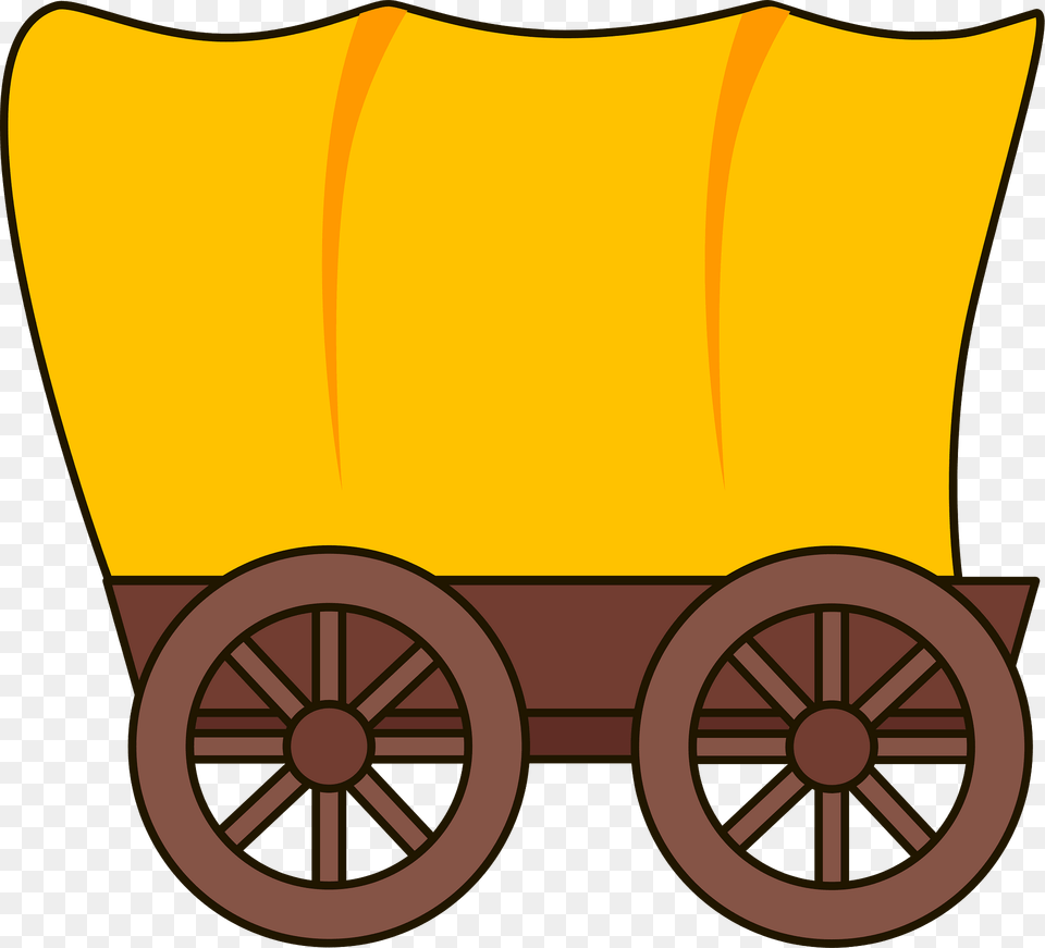 Covered Wagon Clipart, Vehicle, Transportation, Wheel, Machine Free Transparent Png