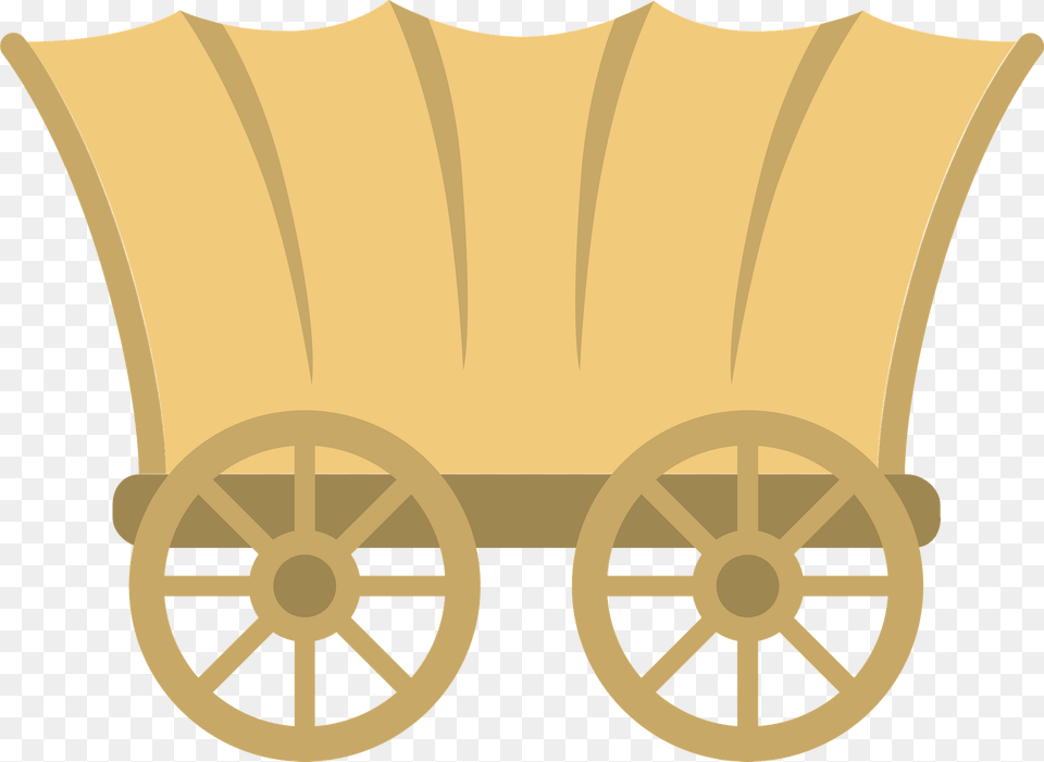 Covered Wagon Clipart, Transportation, Vehicle, Machine, Wheel Free Transparent Png