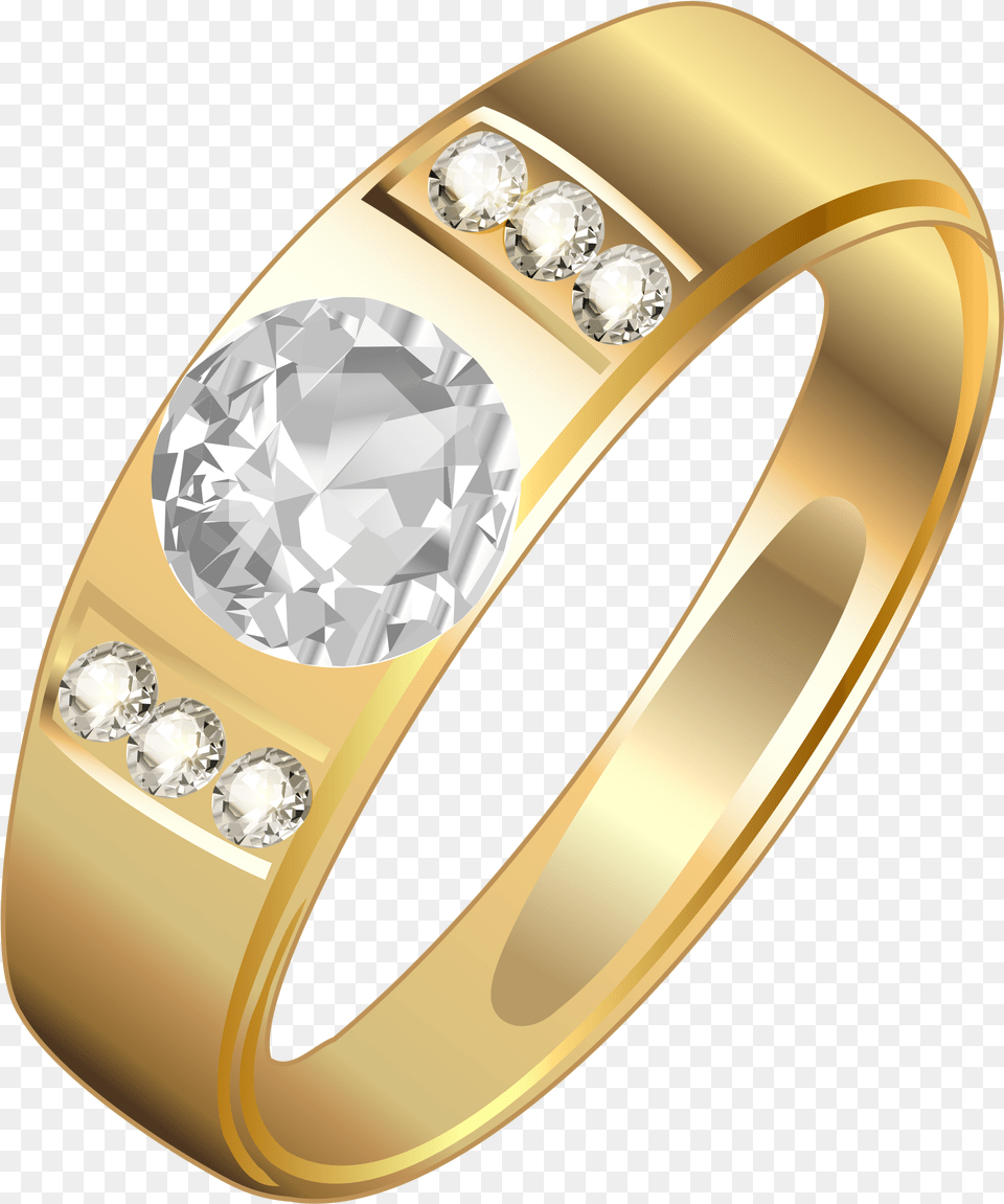 Covering Jewels 4 Image Gold Ring Hd, Accessories, Diamond, Gemstone, Jewelry Png