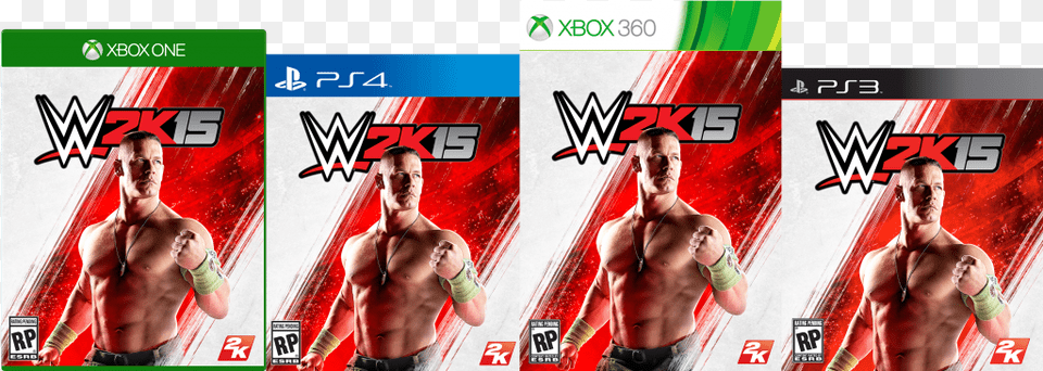 Covers Cover Wwe 2k15, Male, Adult, Person, Man Free Transparent Png
