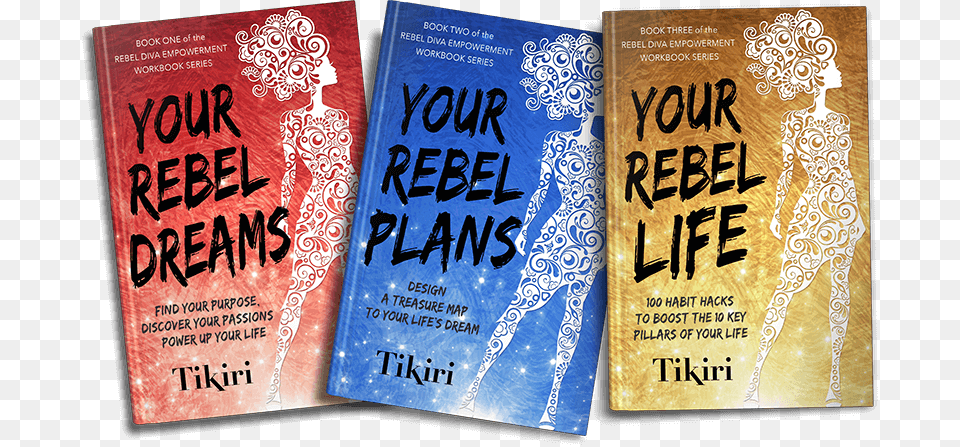 Covers From The Rebel Diva Empowerment Workshop Series Book Cover, Novel, Publication, Wedding, Person Free Transparent Png