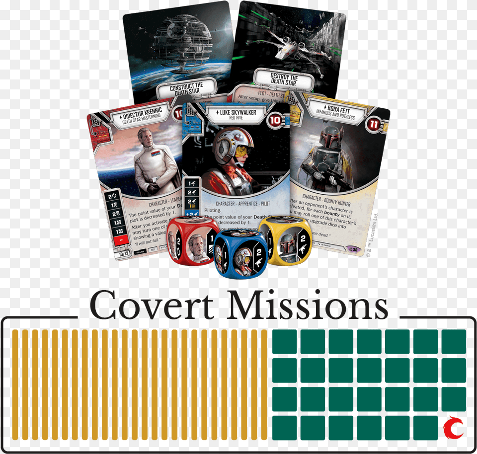 Covert Missions Set 9 Saga Set Star Wars Destiny Covert Missions, Person, Adult, Advertisement, Poster Free Png Download
