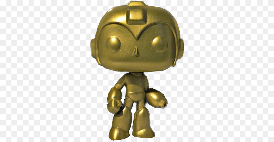 Covetly Funko Pop Games Mega Man Gold 102 Fictional Character, Robot, Ammunition, Grenade, Weapon Free Png Download