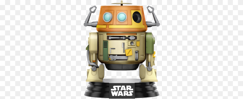 Covetly Funko Pop Star Wars Chopper 133 Pop Chopper Star Wars, Robot, Bulldozer, Machine Free Png