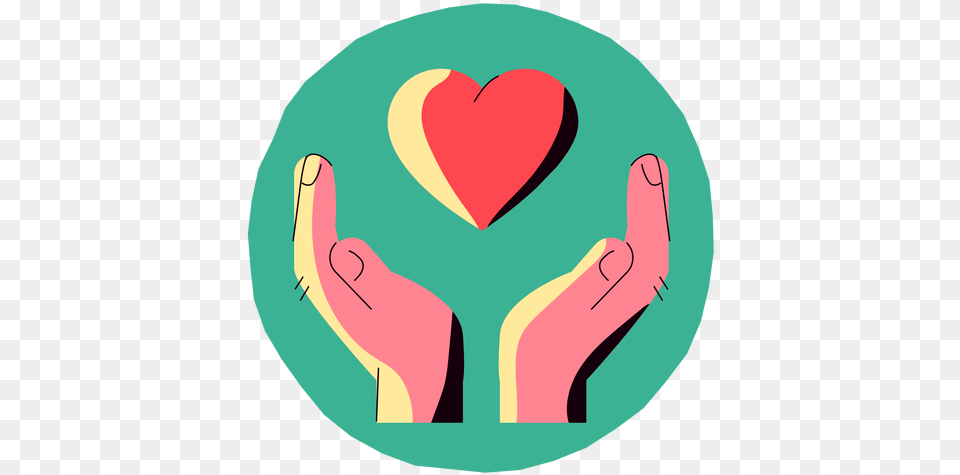 Covid 19 Heart Hands Icon Transparent U0026 Svg Vector File Manos En El Corazon Animado Png Image