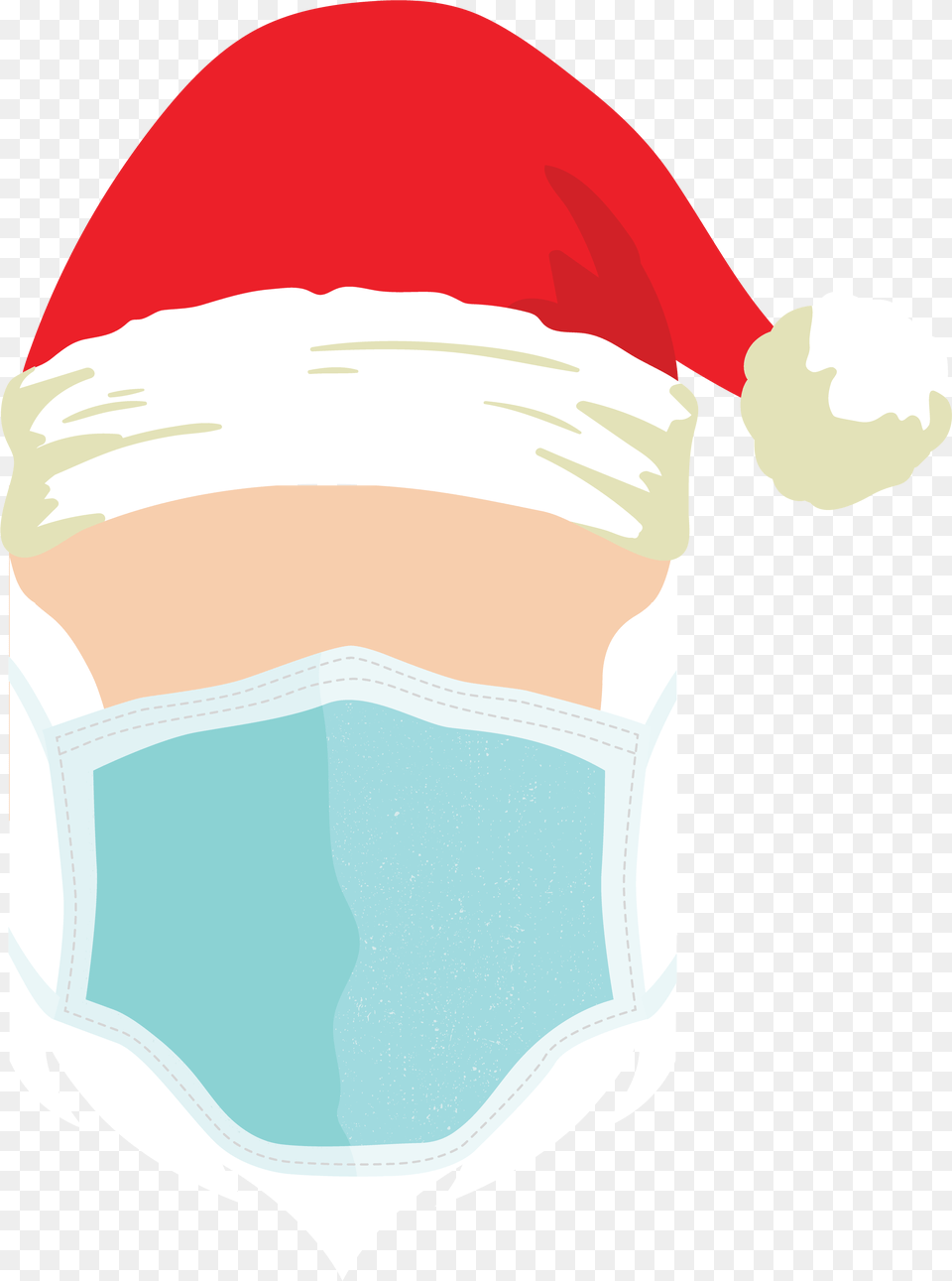 Covid Christmas Santa Claus, Cap, Clothing, Hat, Ice Cream Free Png Download