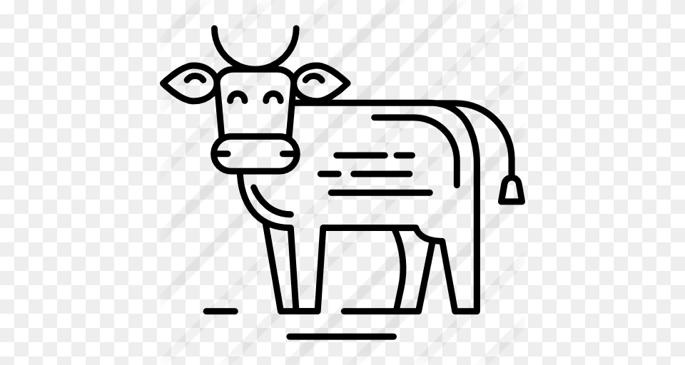 Cow, Gray Png