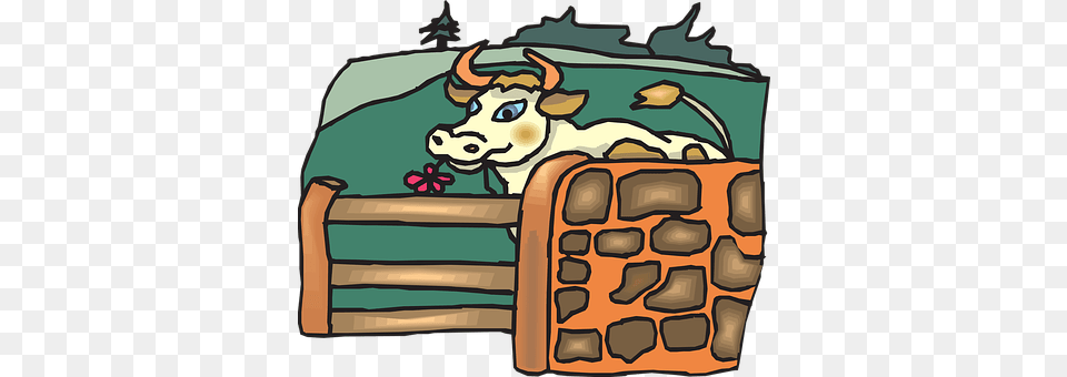 Cow Animal, Bull, Furniture, Mammal Png Image